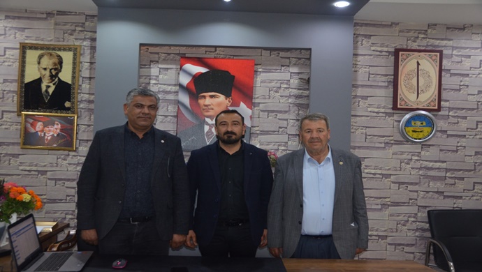 BAŞKAN TOPGAÇ VE BAŞKAN AKGÜN` DEN BAŞKAN YILDIRIM `A HAYIRLI OLSUN ZİYARETİ