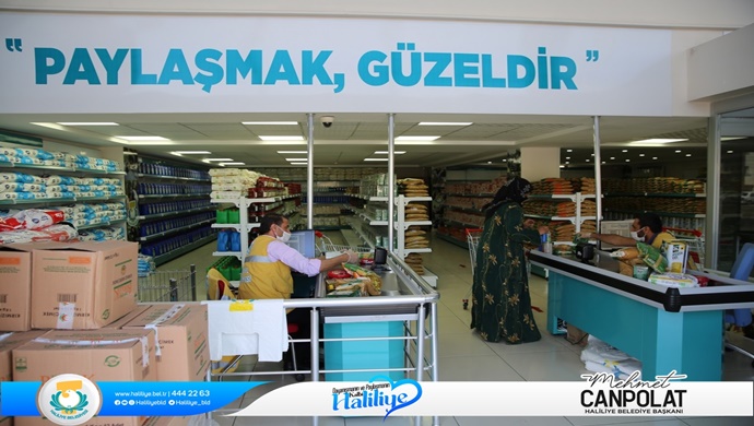 HALİLİYE BELEDİYESİ “SOSYAL MARKET” İLE AİLELERİN YANINDA