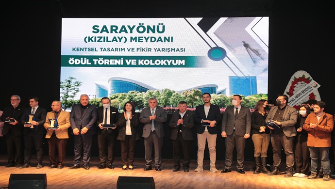 KIZILAY KENTSEL TASARIM FİKİR YARIŞMASINDA ÖDÜLLER SAHİPLERİNİ BULDU