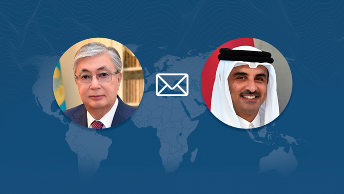 President Kassym-Jomart Tokayev sent a congratulatory telegram to Amir of Qatar Sheikh Tamim bin Hamad Al Thani