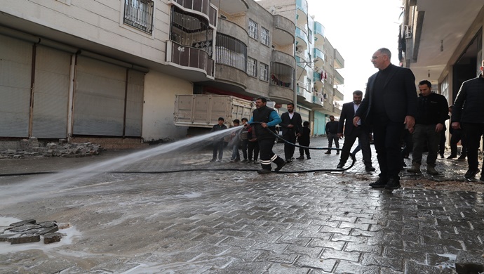 Eyyübiye’de Doğalgaz Ulaştırılan Sokaklar Onarılıyor