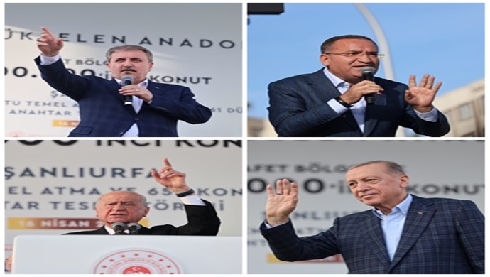 ŞANLIURFA’DA YÜZBİNLER TEK YÜREK OLDU “14 MAYIS’DA TARİH YAZACAĞIZ”