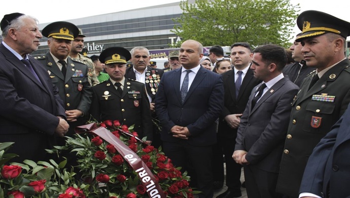 Azərbaycanın Milli Qəhrəmanı Albert Aqarunovun anım tədbiri keçirilib