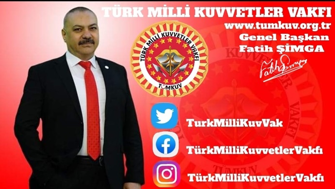 TÜRK MİLLÎ KUVVETLER VAKFI KURUCU GENEL BAŞKANI DR. FATİH ŞİMGA`DAN GAZİLER GÜNÜ MESAJI