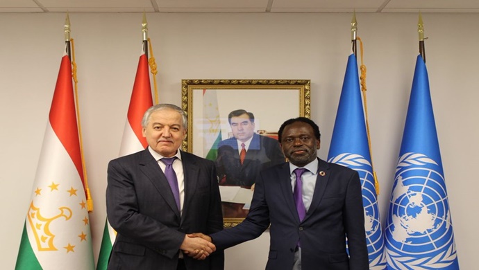 Meeting of Minister with Under-Secretary-General of the UN and Rector of the UN University