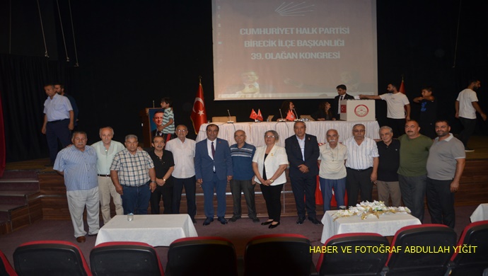 CHP BİRECİK İLÇE BAŞKANI HASAN KURT GÜVEN TAZELEDİ