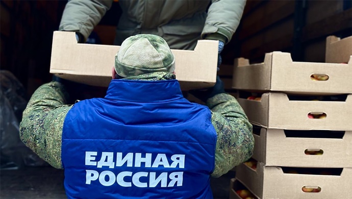 В лагерь «Единой России» «Курский рубеж» за 11 смен доставили более 120 тонн помощи