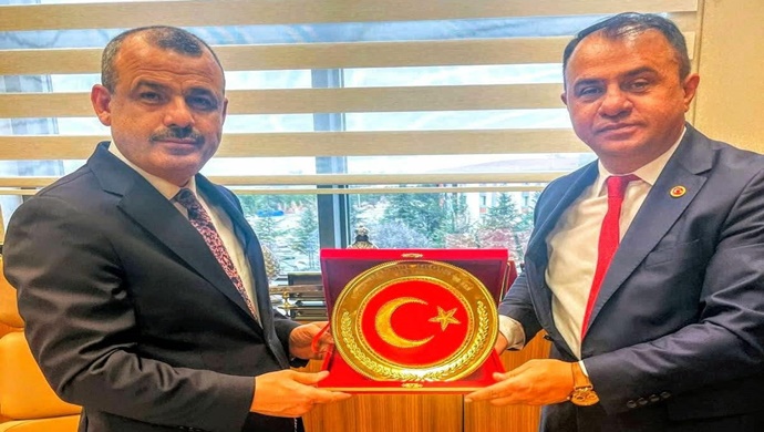 Bekir Ayaz’dan YSK Başkan Vekili Mahmut Akgün’e Nezaket Ziyareti